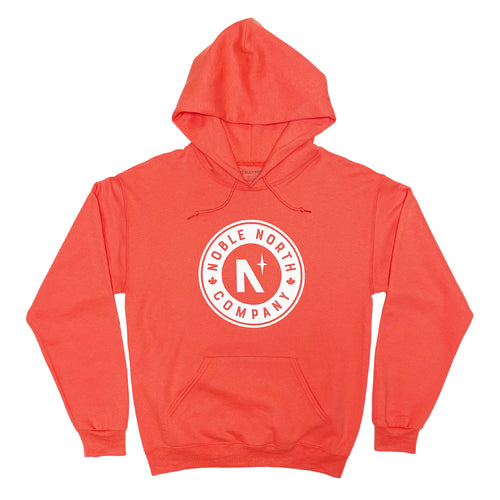 Noble North - Coral Sunset Hoodie (Unisex) - Front
