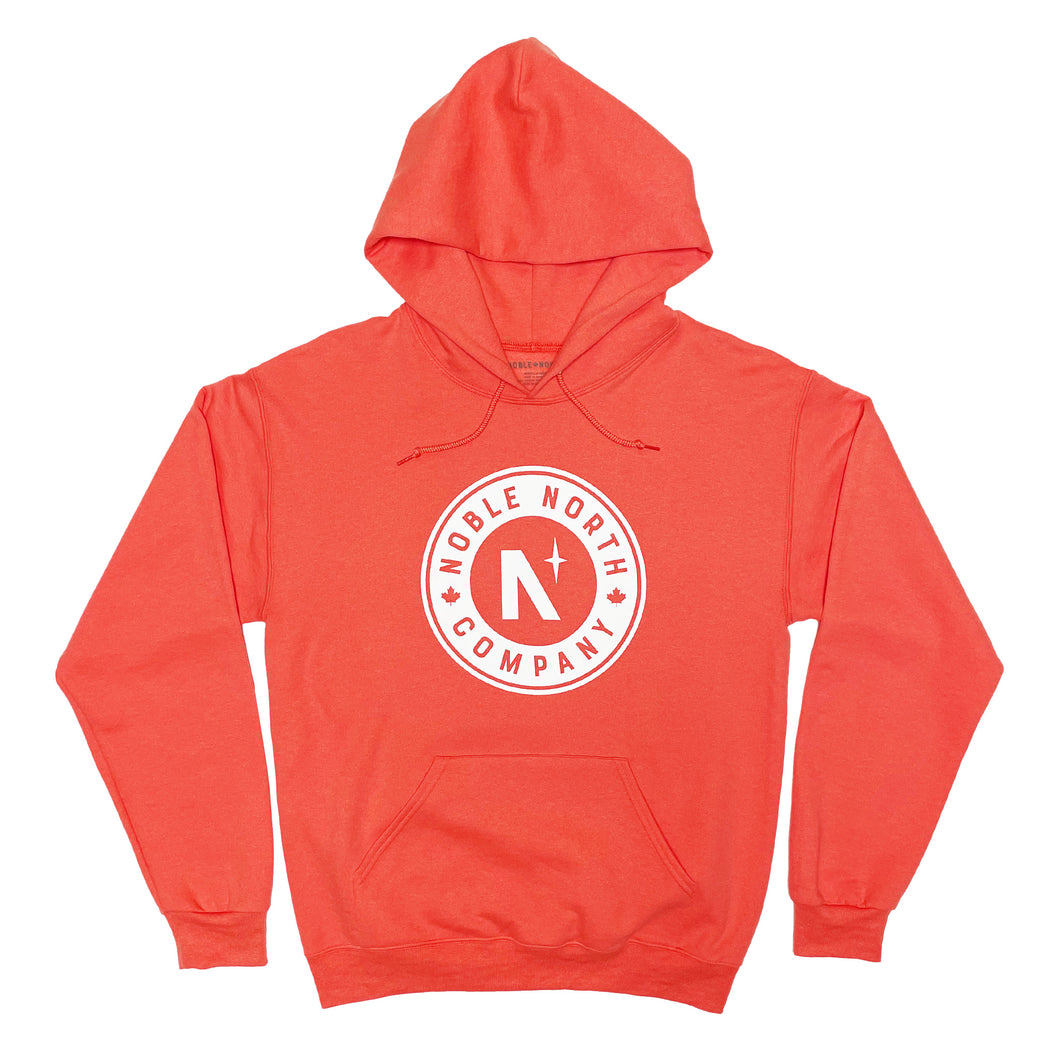 Noble North - Coral Sunset Hoodie (Unisex) - Front