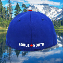 Load image into Gallery viewer, Noble North - Classic Patch - Royal Blue &amp; Red New Era 59Fifty - Back
