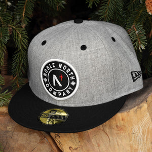 Noble North - Classic Patch - Grey Heather & Black New Era 59Fifty