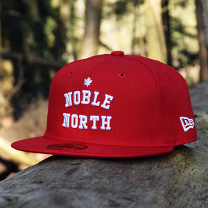 Noble North - Red New Era 59Fifty Hat - Front