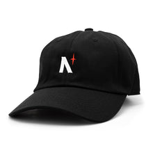 Load image into Gallery viewer, North Star - Black Dad Hat - Front Side
