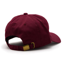 Load image into Gallery viewer, North Star - Burgundy Dad Hat - Back Side
