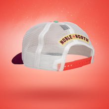 Load image into Gallery viewer, Noble North - The Pines - Coral Trucker Hat - Back
