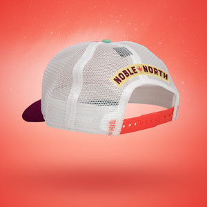 Noble North - The Pines - Coral Trucker Hat - Back