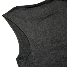 Load image into Gallery viewer, Noble North - Heritage - Ladies Charcoal Heather Scoop Tank - Armhole
