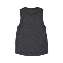 Load image into Gallery viewer, Noble North - Heritage - Ladies Charcoal Heather Scoop Tank - Back

