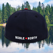 Load image into Gallery viewer, Lake Paddles - Navy &amp; Red New Era 59Fifty - Back
