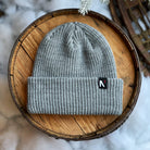 North Star - Grey Heather Beanie