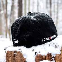 Load image into Gallery viewer, North Star - Black Cotton Canvas New Era 59Fifty - Back
