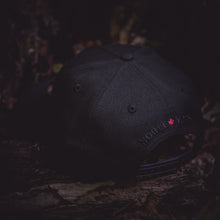 Load image into Gallery viewer, North Star - Blackout Red Maple Leaf New Era 9Fifty Snapback - Black
