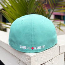 Load image into Gallery viewer, North Star - Mint &amp; Navy New Era 59Fifty - Back

