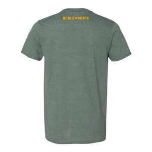 The Pines - Alpine Green Heather Tee - Back
