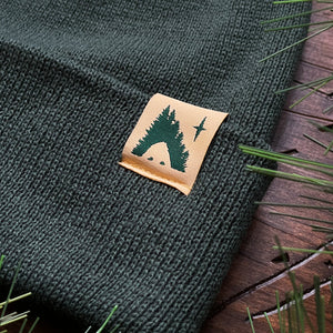 The Pines - Alpine Green Toque - Close Up