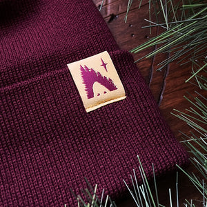 The Pines - Maroon Toque - Close Up